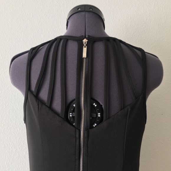 Edgy Cutout Mini Dress - Picture 6 of 10